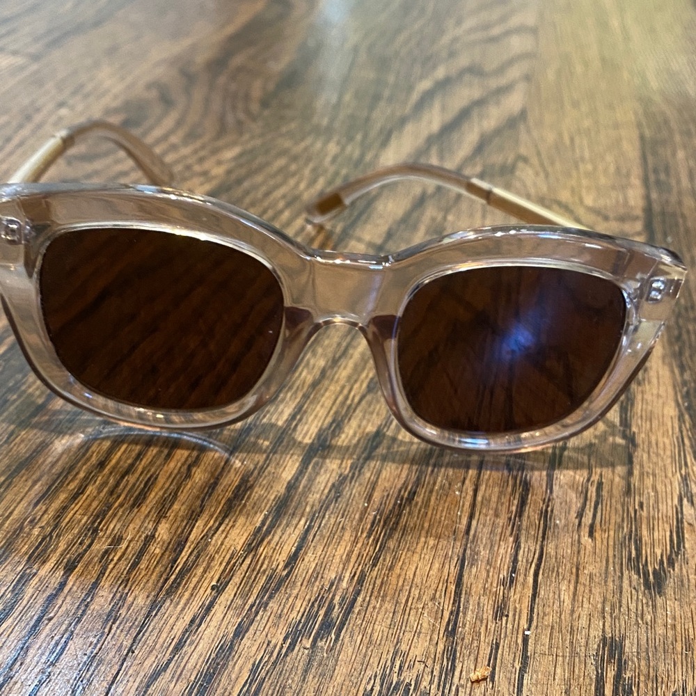 Le Specs Transparent Sunglasses
